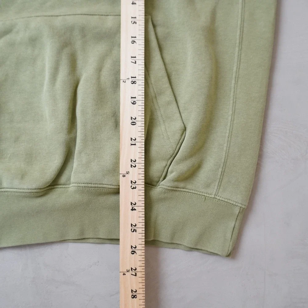 Nike Sportswear Club Fleece Hoodie Mens Large Olive Green Futura Logo Pullover